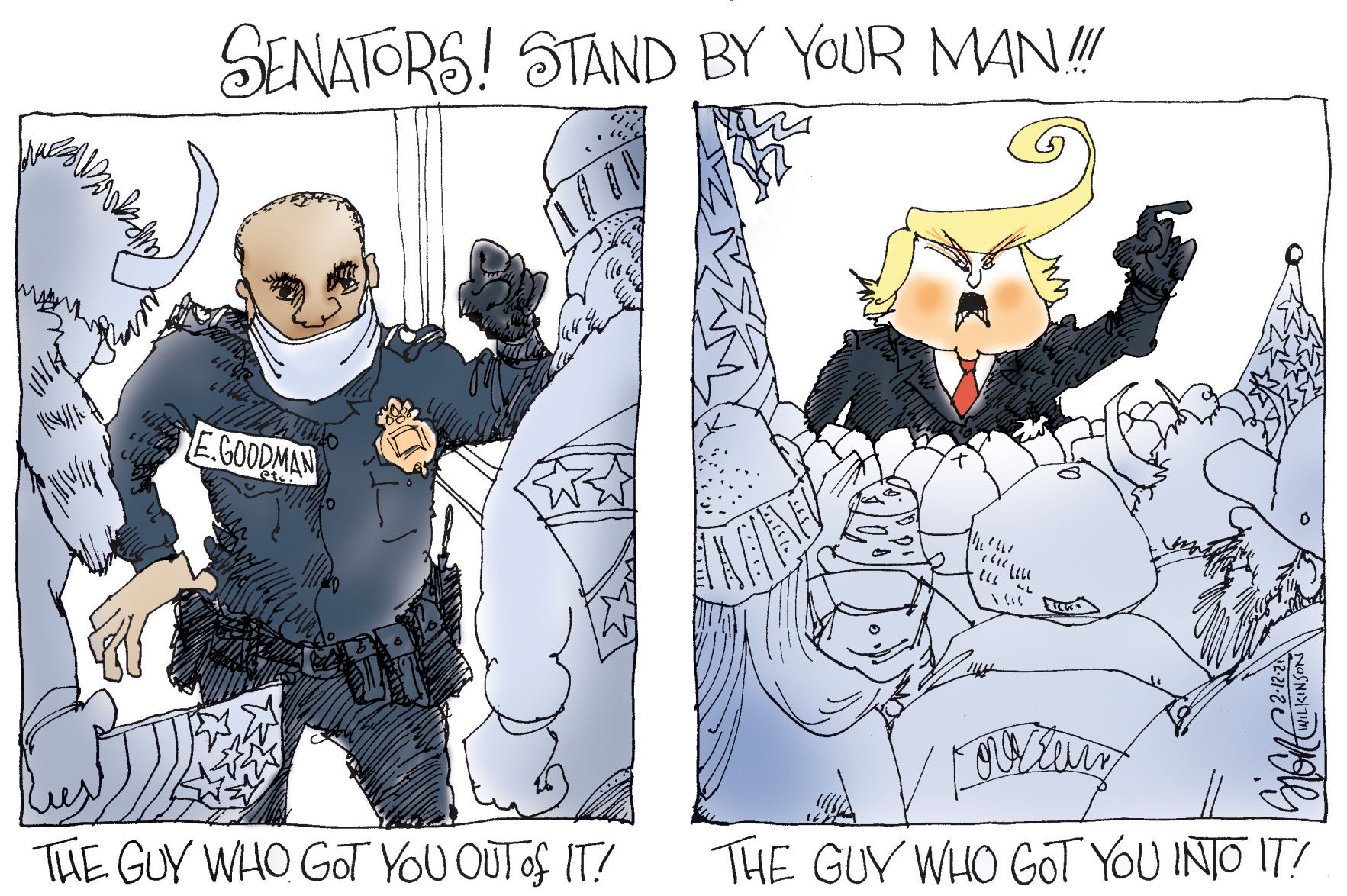 Signe Wilkinson cartoon